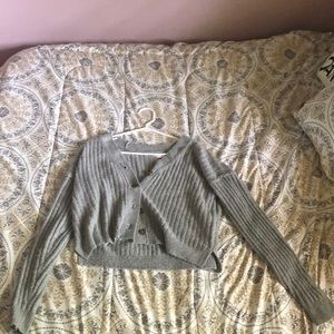 SO gray knitted sweater